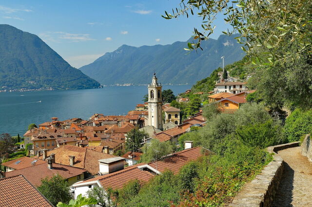 Lago de Como, otoño