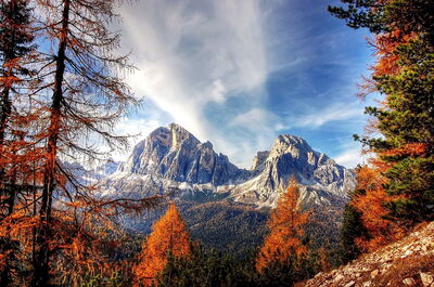 Dolomitas en otoño