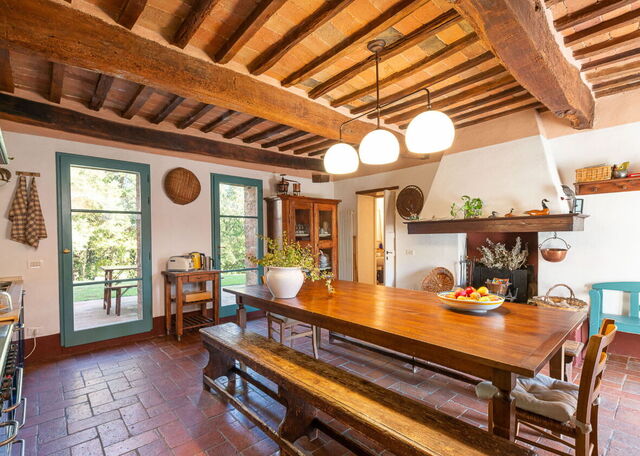 Podere Vignali, cocina de la granja