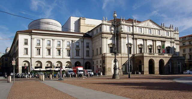 La casa de la ópera de Milán