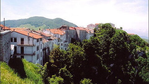 Vista de la ciudad de Capracotta