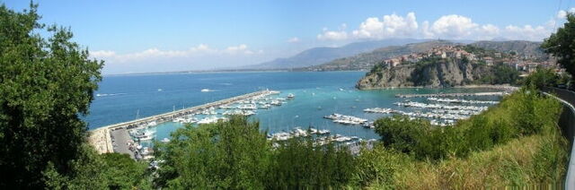 Vista de la agropoli marina