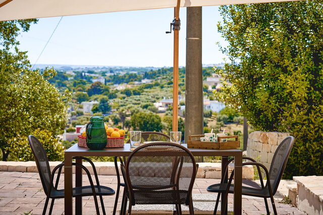 Trullo Emmebi Vista Valle D'Itria, comedor