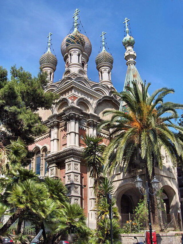 Iglesia ortodoxa rusa en Sanremo