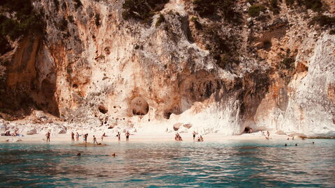 Una playa de Cerdeña