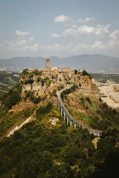 Civita di Bagnoregio, camino