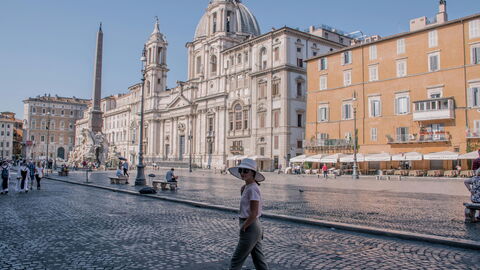Una mujer en Roma