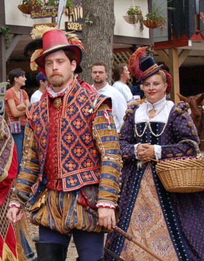 Un Traje medieval típico