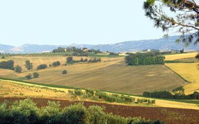 Vista del paisaje de Umbría