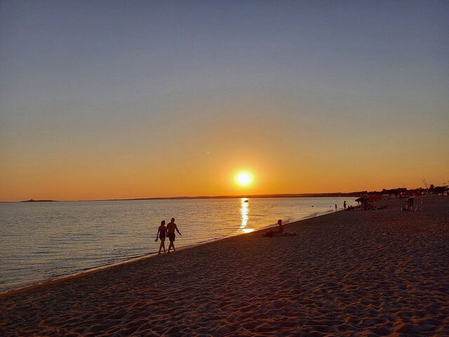 Una puesta de sol en Cerdeña