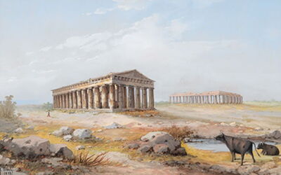 Templo de Paestum, Y. Gianni, 1898