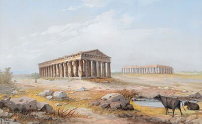Templo de Paestum, Y. Gianni, 1898