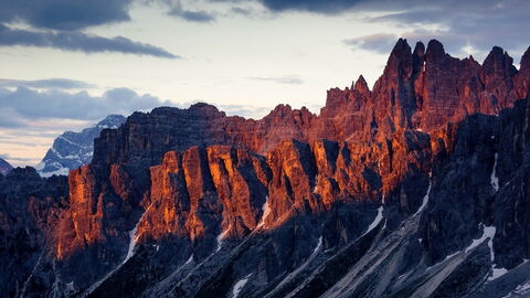 Formaciones rocosas de los Dolomitas