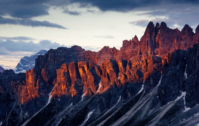 Formaciones rocosas de los Dolomitas