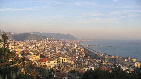 Vista de la ciudad de Salerno