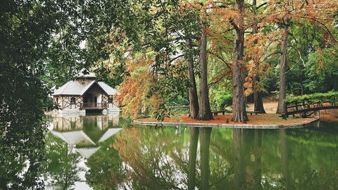 Villa Mosconi Bertani, jardines