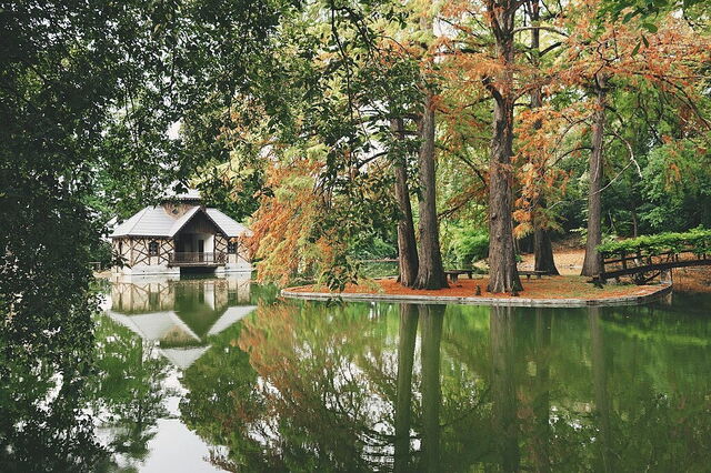 Villa Mosconi Bertani, jardines