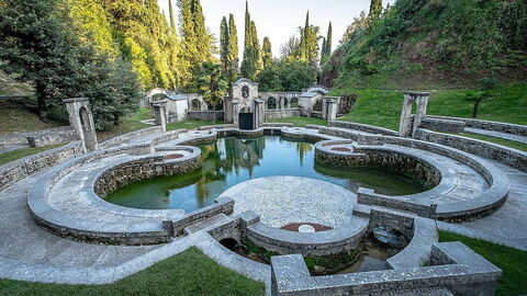 Jardín en Vittoriale degli Italiani