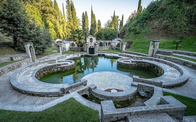 Jardín en Vittoriale degli Italiani