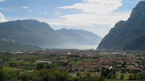 Vista de Riva del Garda