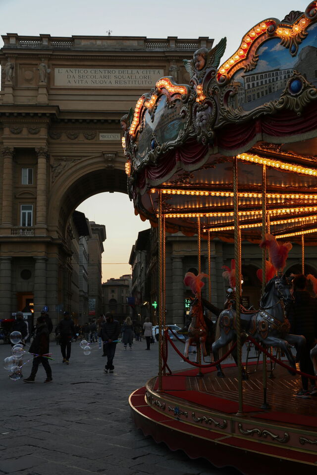 Carrusel en Florencia
