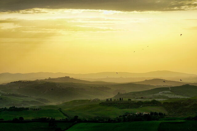 Paisaje en Toscana
