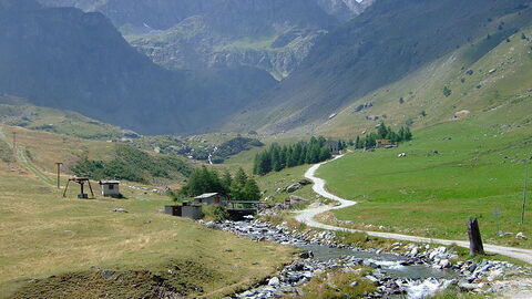 Río Po en Piamonte