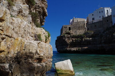 Polignano a Mare, acantilados