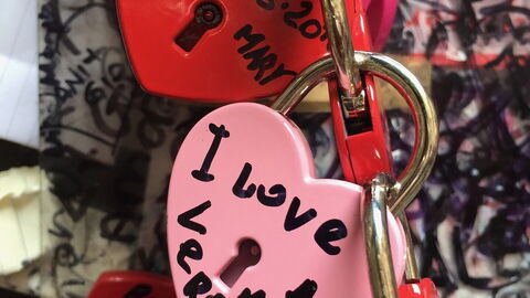 Candados de amor en Verona