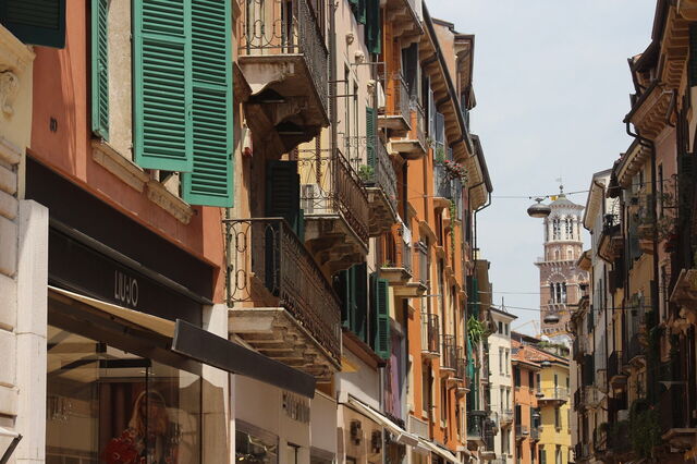 Una calle de Verona