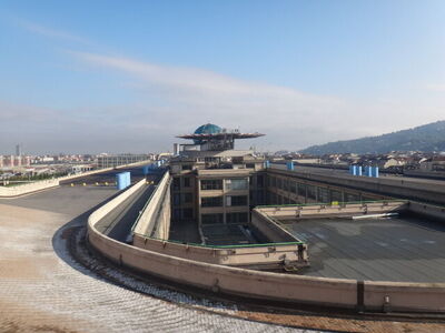 Pista de pruebas en la azotea, Fiat Lingotto