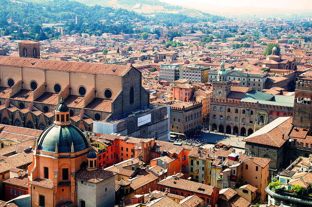 Centro de la ciudad de Bolonia