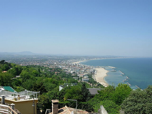 Vista de la Riviera Romagnola