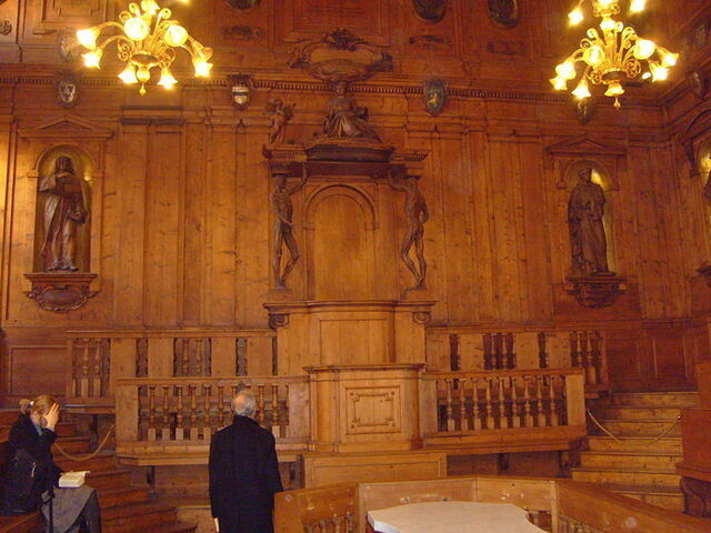 Archiginnasio de Bolonia, Teatro anatómico