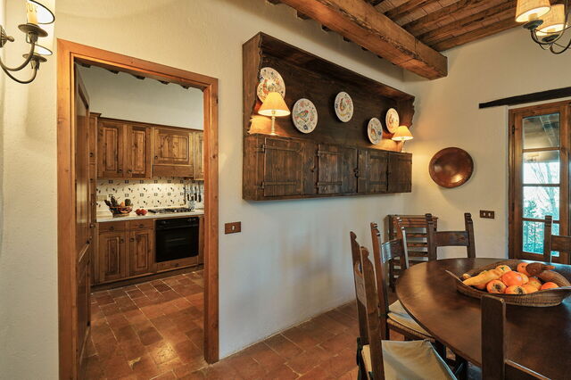 Casa Tettoia, comedor y cocina