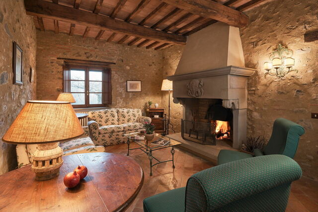 Casa Tettoia, sala de estar