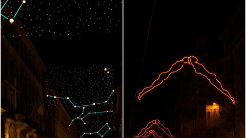 Las luces en Turín