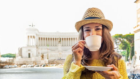 Café en Roma