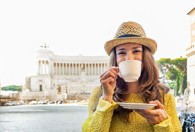 Café en Roma