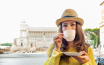 Café en Roma