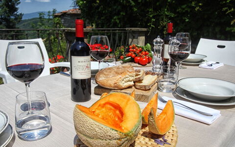 Villa Lucolena: Comida, Comida, Bebida, Copa De Vino, Desayuno Tardío, Stemware, Mesa, Vino, Champagne Stemware, Bebida Alcohólica