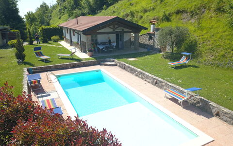 Villa San Rocco: Planta, Edificio, Piscina, Agua, Árbol, Sombra, Mueble Para Exteriores, Hierba, Ocio, Rectángulo
