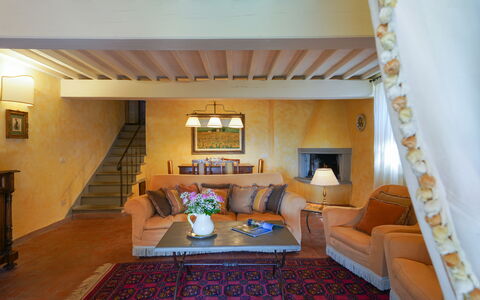 Villa San Lorenzo: Habitación, Propiedad, Sala, Edificio, Mueble, Diseño De Interiores, Casa, Casa, Techo, Bienes Raíces