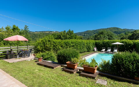 Villa Il Nido: Planta, Cielo, Agua, Paisaje Natural, Piscina, Sombra, Mueble Para Exteriores, Árbol, El Terreno Del Lote, Hierba