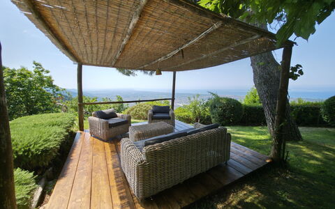 Villa Miramare: Mueble Para Exteriores, Mueble, Sombra, Jardín, Recurso, Eco Hotel, Estructura Al Aire Libre, Silla, Paisajismo