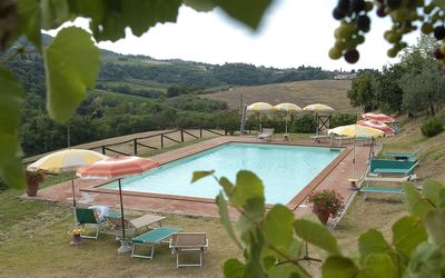 Agriturismo Paterno: Piscina, Propiedad, Ocio, Recurso, Vacaciones, Villa, Sombra, Árbol, Casa, Edificio