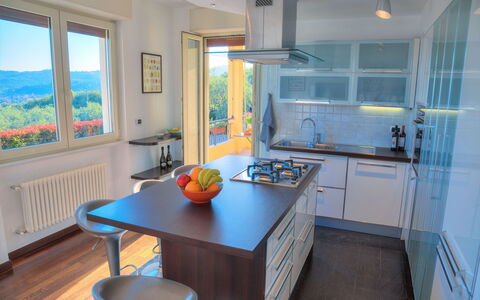 Villa Il Poggiolo Apartments - Diano Marina: Habitación, Propiedad, Mueble, Edificio, Cocina, Diseño De Interiores, Casa, Casa, Bienes Raíces, Mostrador
