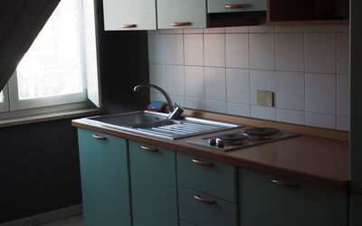 San Domenico Bilocale Executive: Gabinetes, Mostrador, Cocina, Propiedad, Habitación, Mueble, Casa, Propiedad Material, Lavabo, Arquitectura