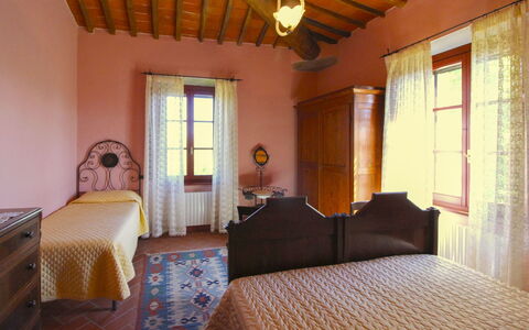 Galleria di Brolio: Mueble, Pared, Diseño De Interiores, Habitación, Piso, Suelo, Cama, Linos, Habitación, Techo