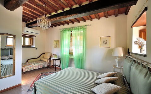 Villa Rosmarino: Habitación, Propiedad, Habitación, Mueble, Techo, Cama, Diseño De Interiores, Edificio, Sábana, Marco De La Cama